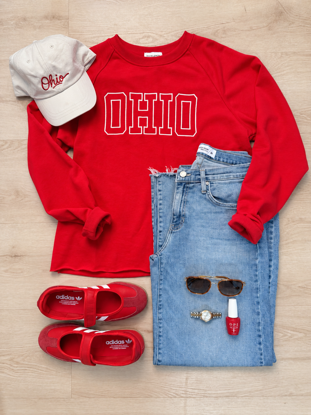Ohio Raw Hem Sweatshirt