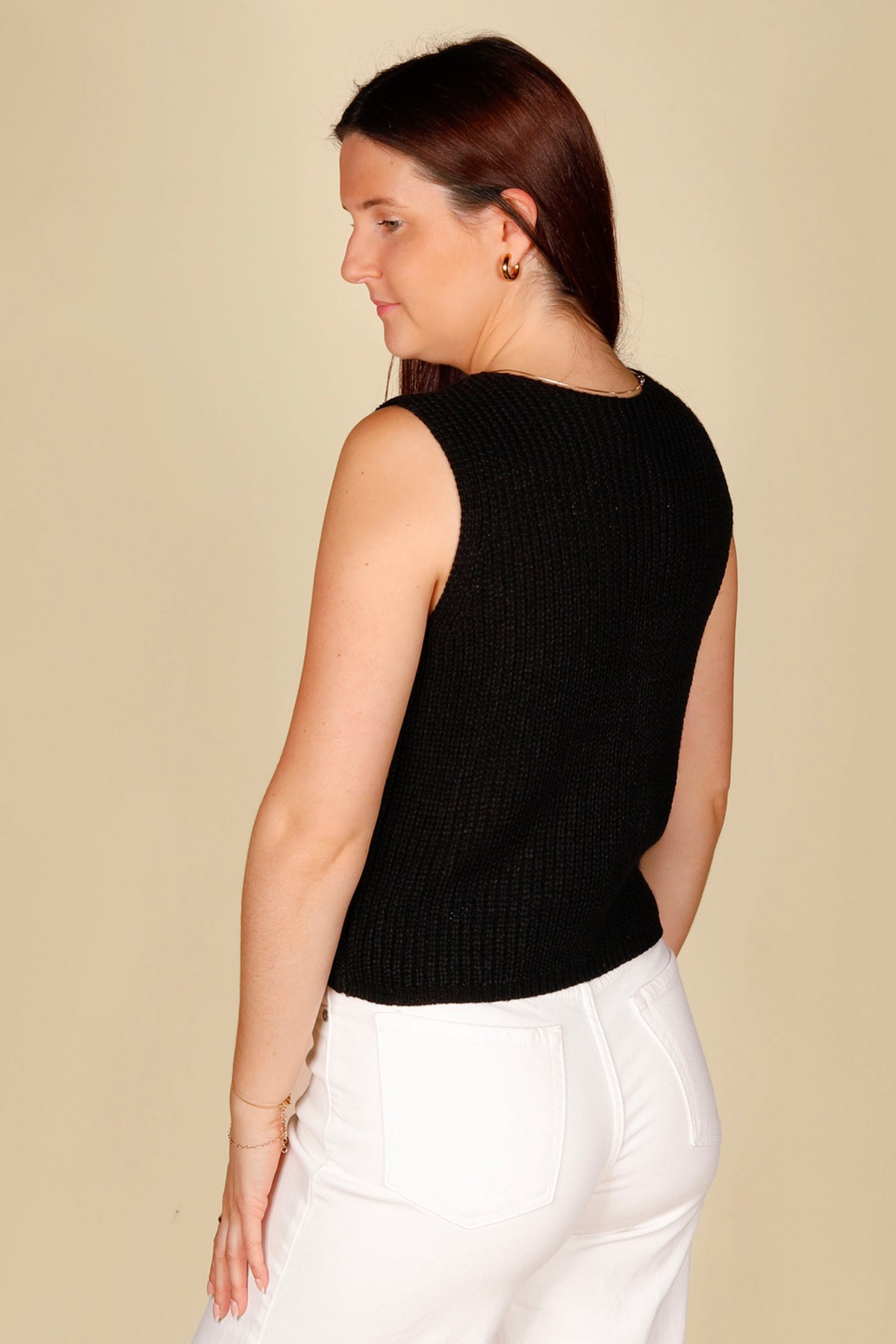 Estella Black Knit Tank - FINAL SALE