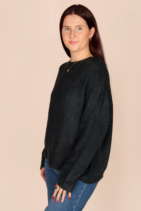 Tabby Green Sweater - FINAL SALE