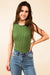 Shae Green Ruffle Sweater Top - FINAL SALE