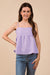 Addy Lilac Babydoll Top - FINAL SALE