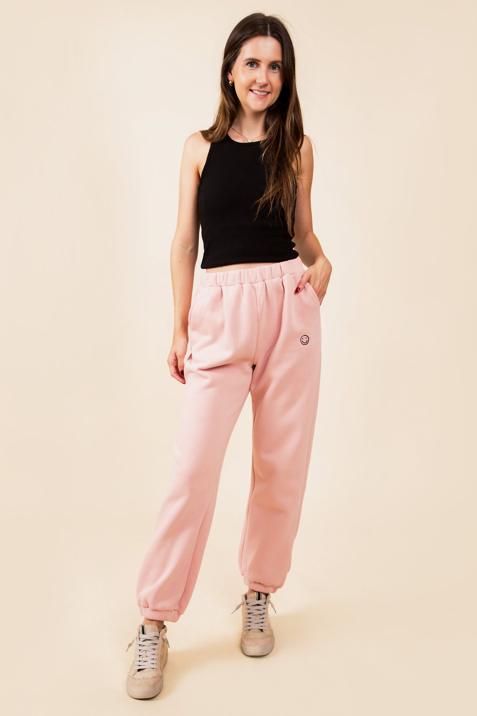 All Smiles Pink Joggers