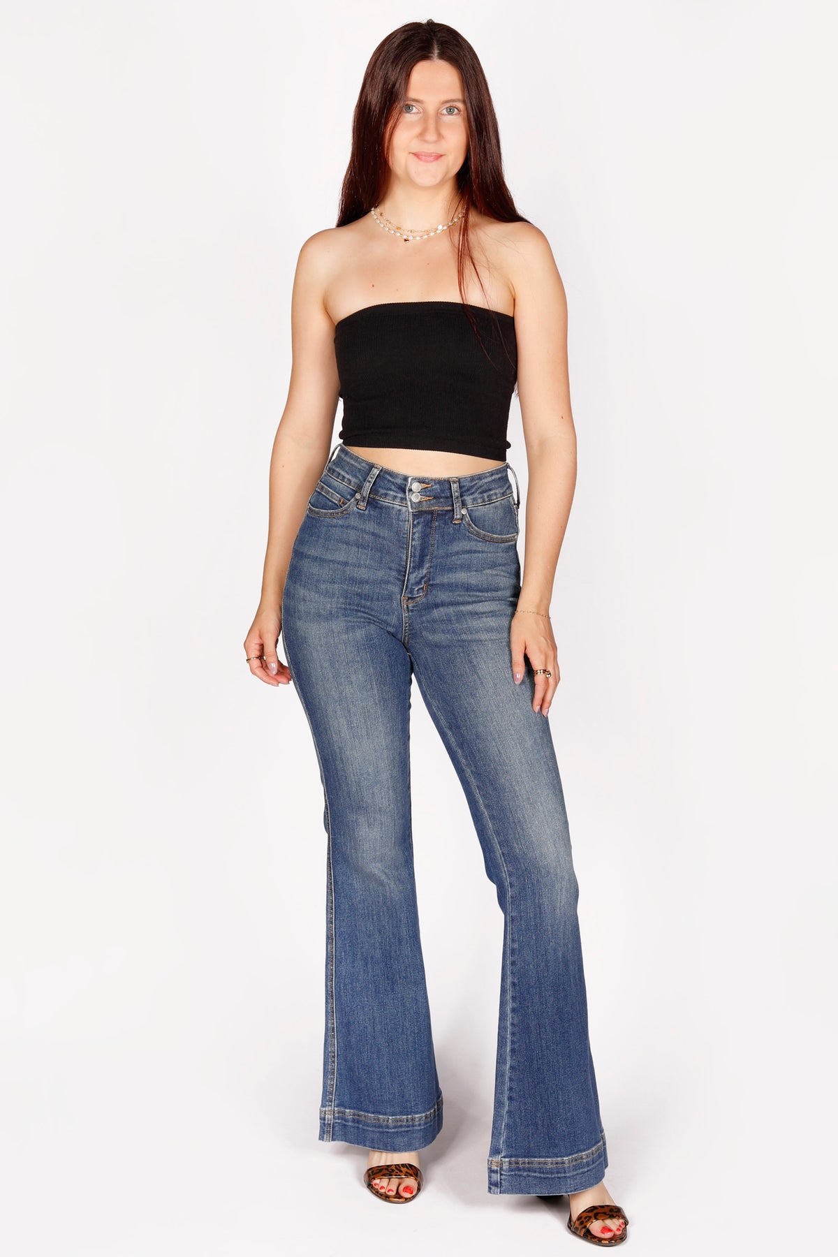 Judy Blue Flare Tummy Control Denim