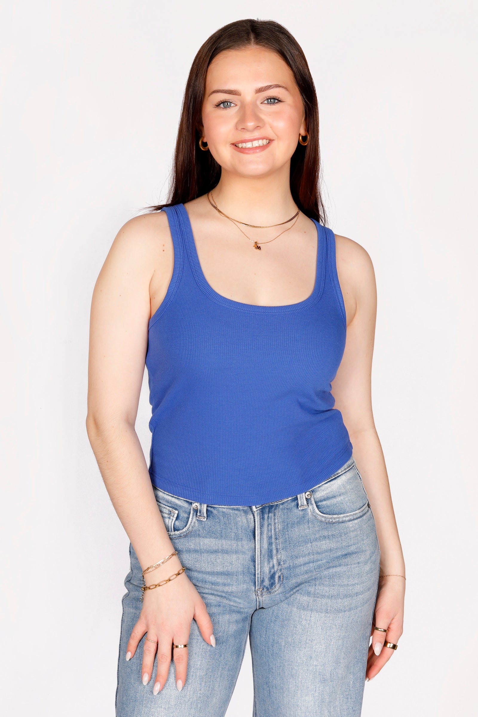 Bobbi Cobalt Basic Tank - FINAL SALE