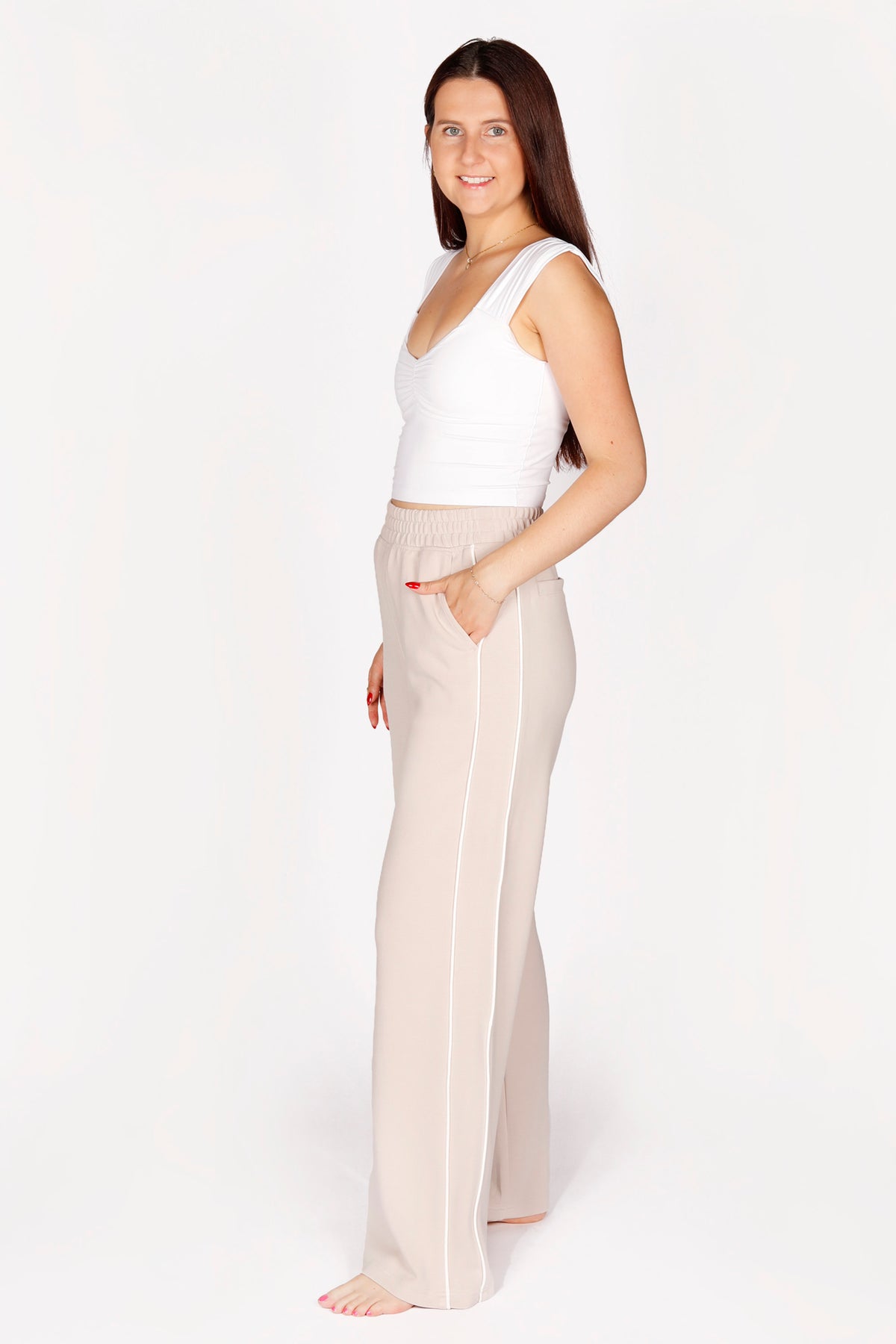 Kali Mocha &amp; Cream Lounge Pant