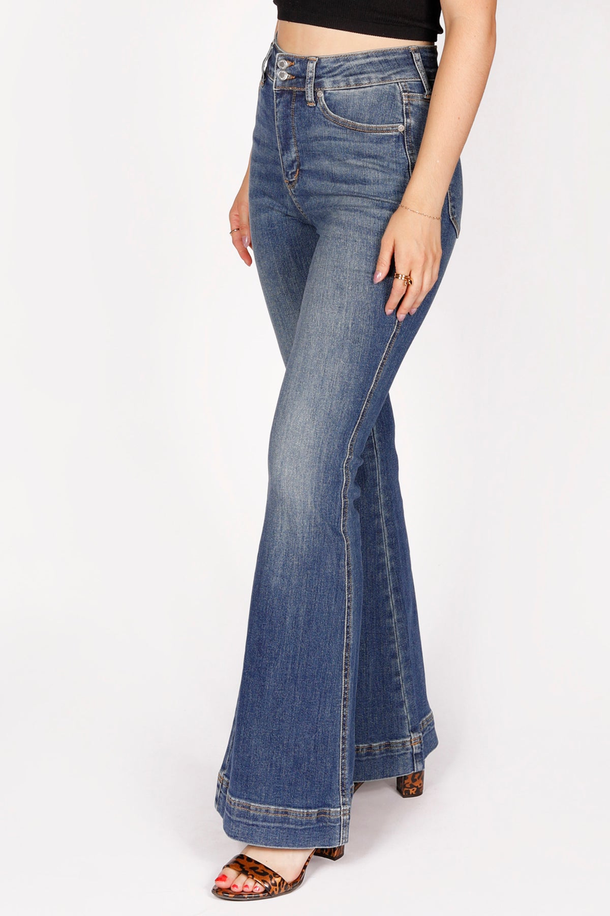 Judy Blue Flare Tummy Control Denim
