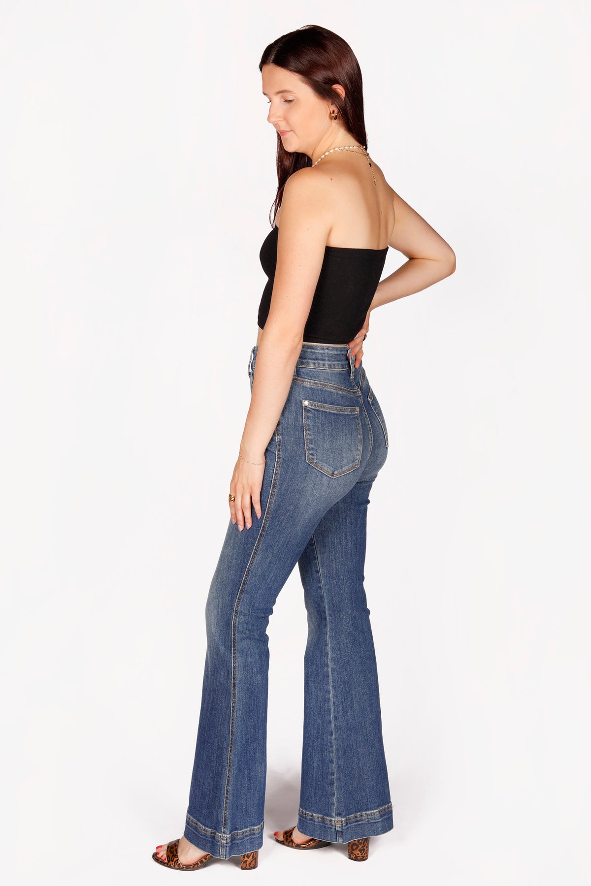 Judy Blue Flare Tummy Control Denim
