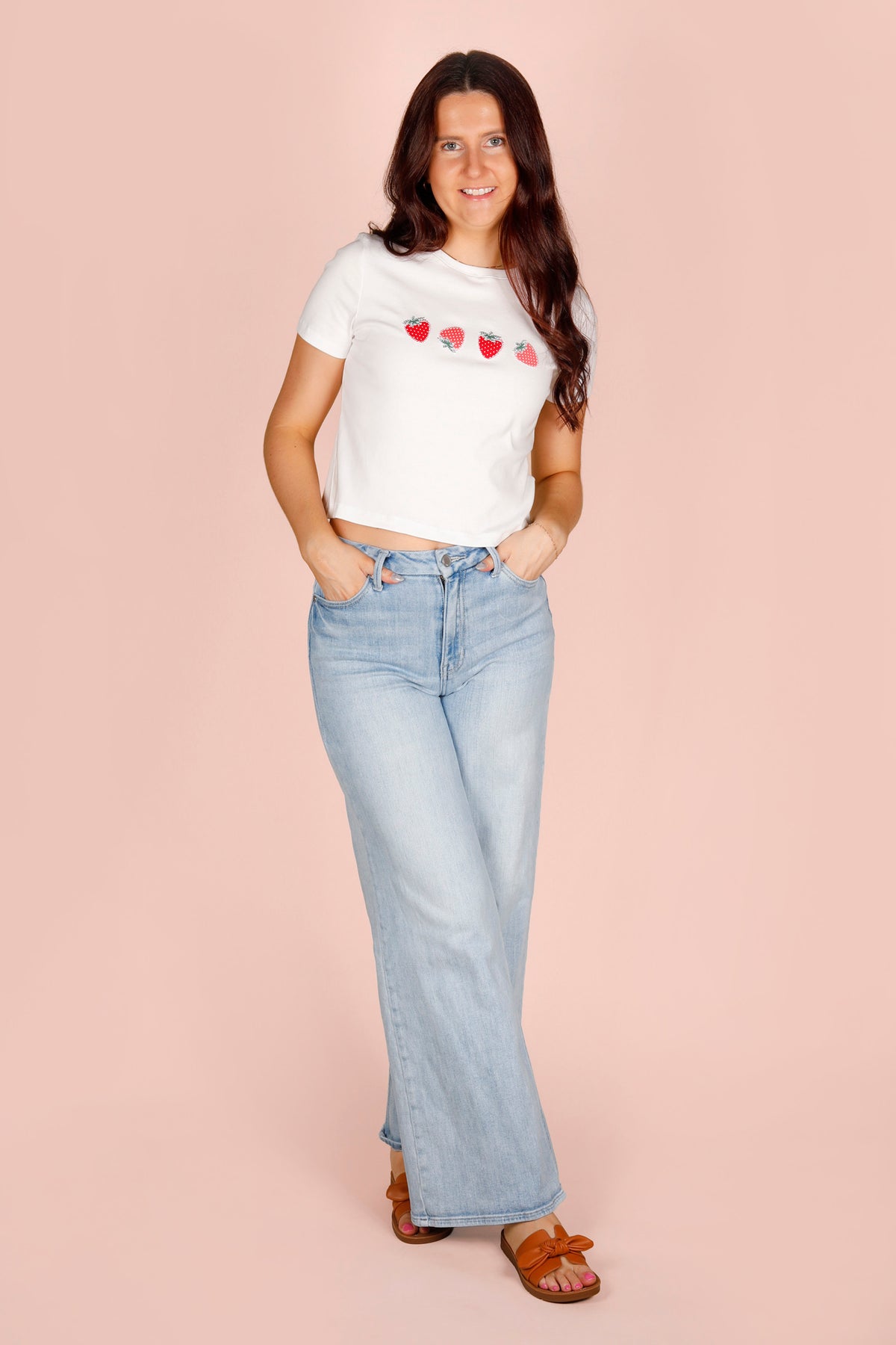 Strawberry Patchwork Tee