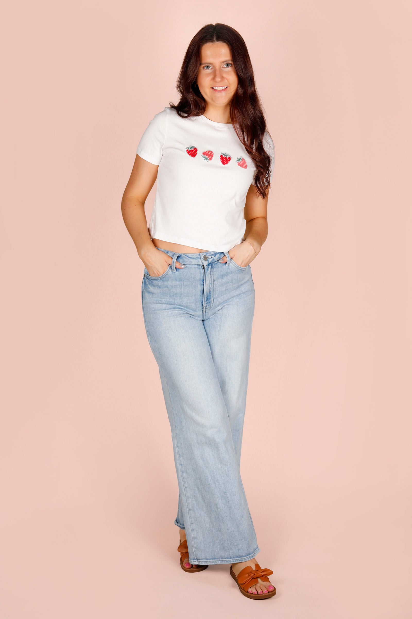 Strawberry Patchwork Tee