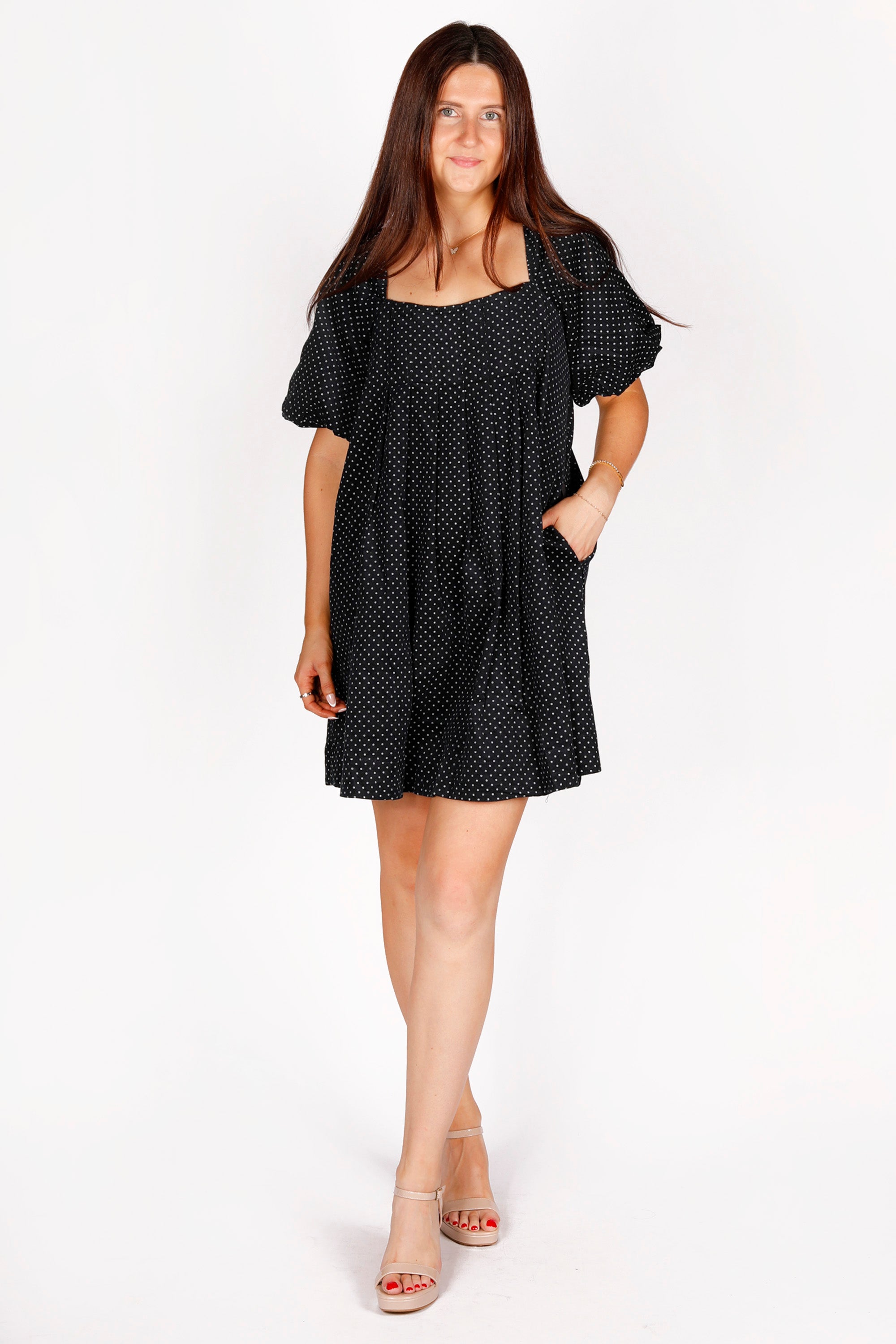 Haven Navy Mini Dress