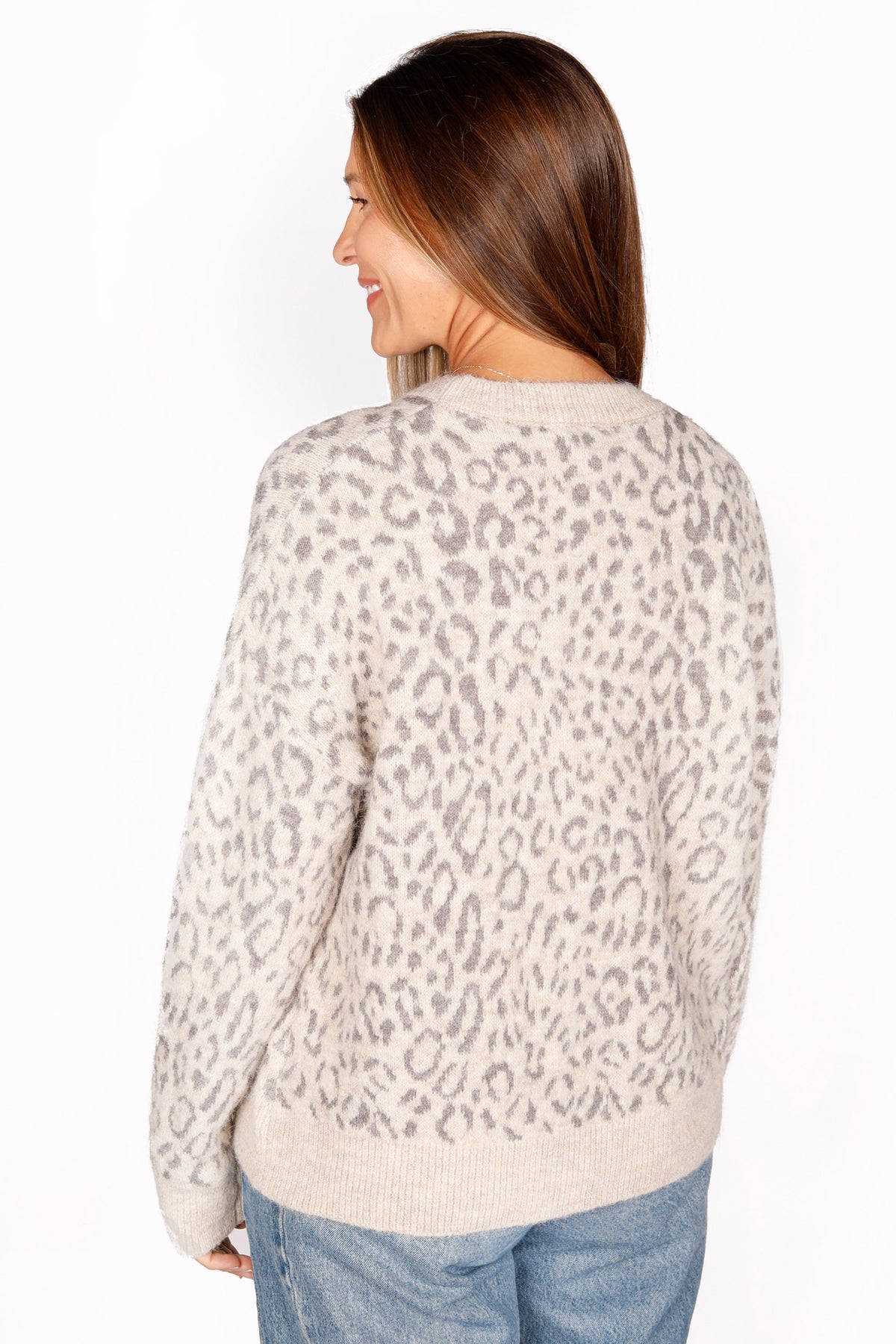 Marley Grey Leopard Sweater