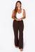 Josie Espresso Straight Pant