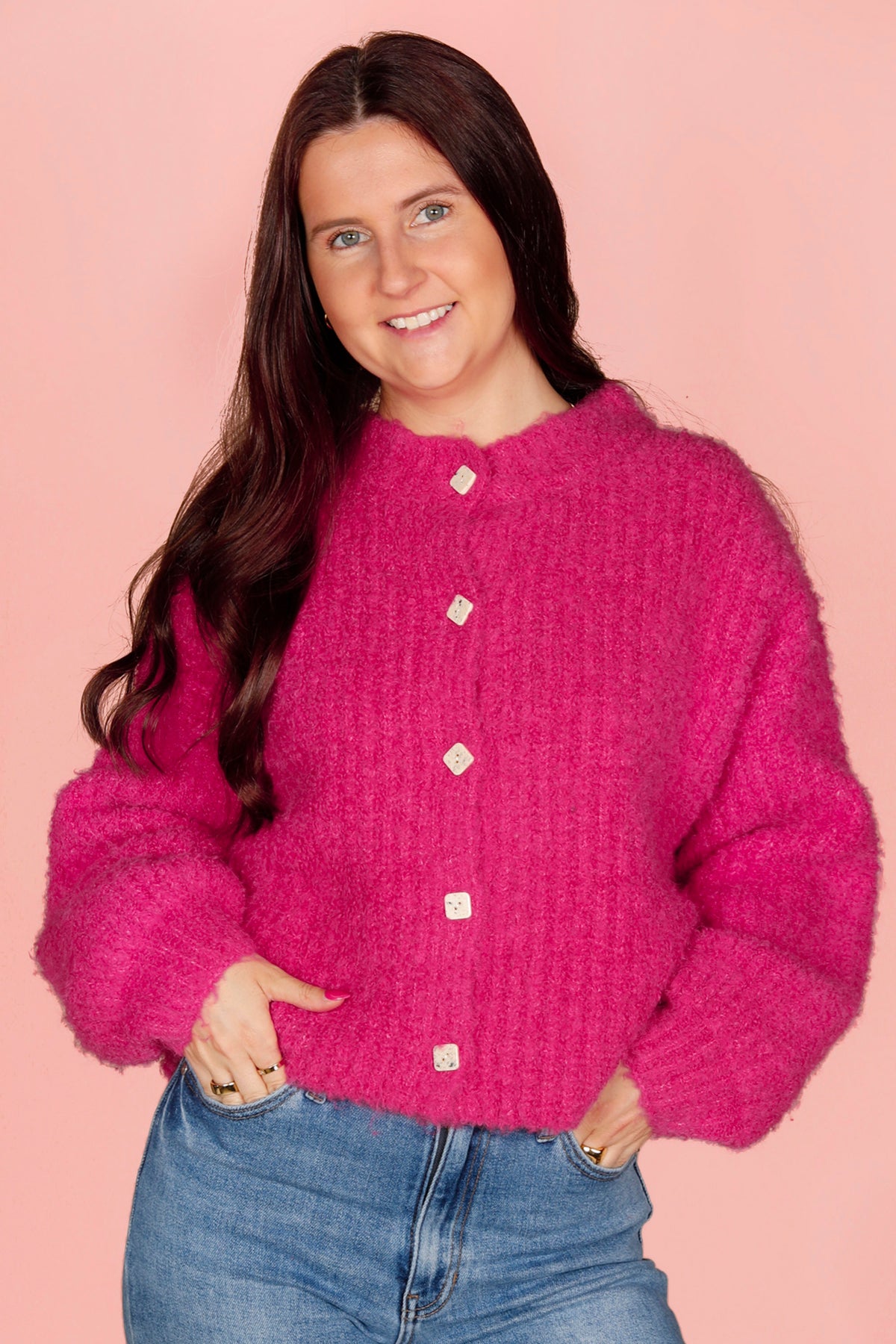 Gianna Fuchsia Sweater