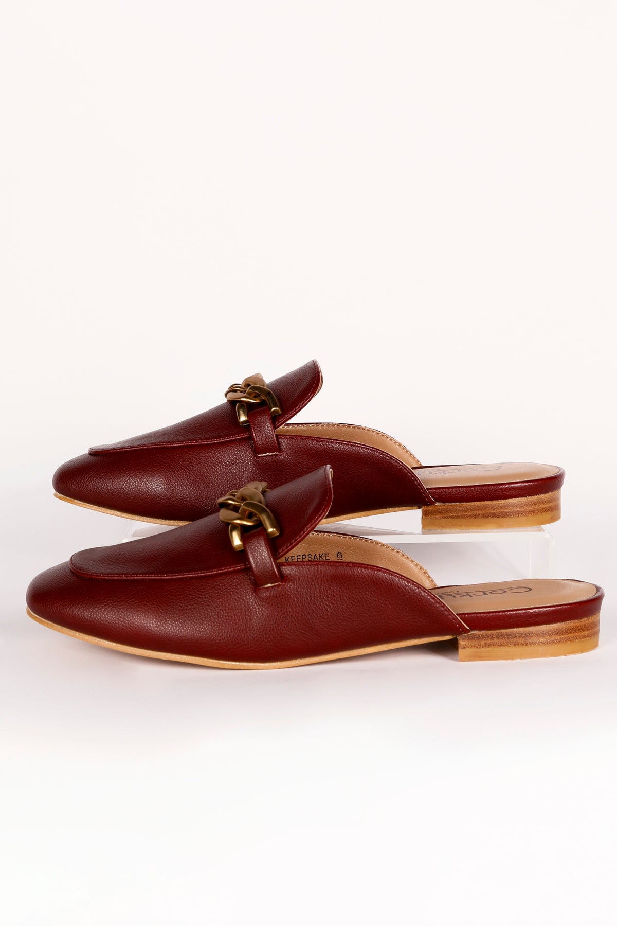 Corky&#39;s Burgundy Keepsake Mules