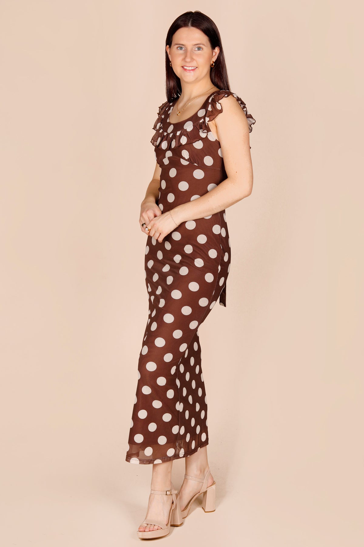 Viviana Coco Polka Dot Dress