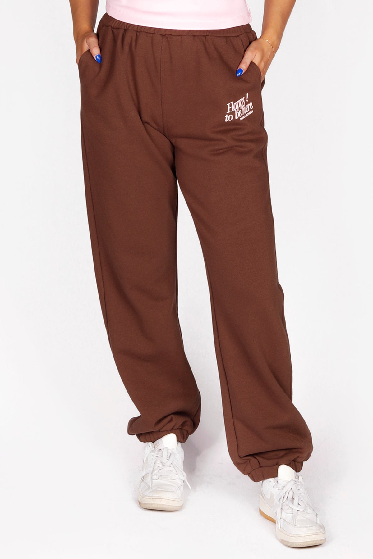 Happy To Be Here Fleece Joggers - FINAL SALE