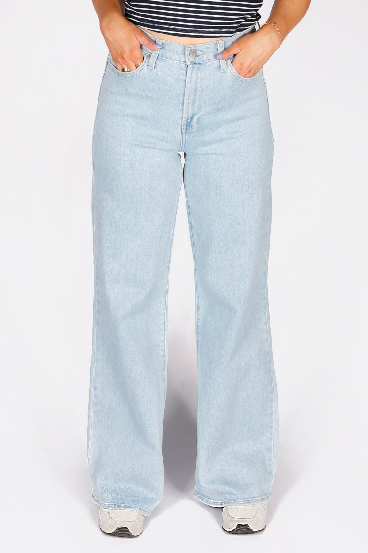 Sasha Light Palazzo Denim