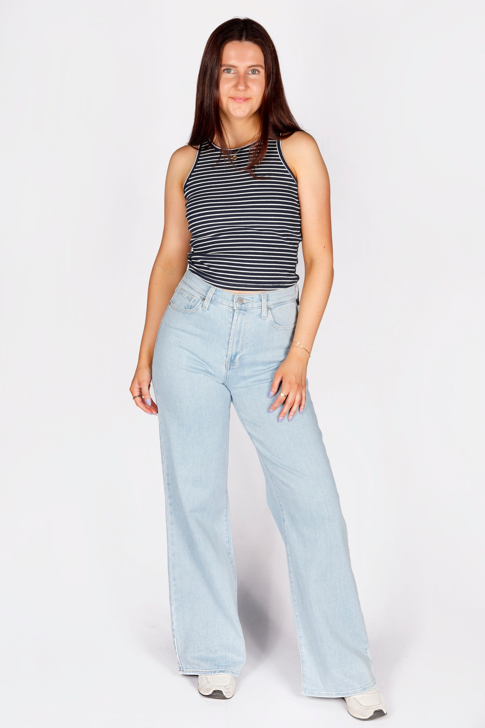 Sasha Light Palazzo Denim