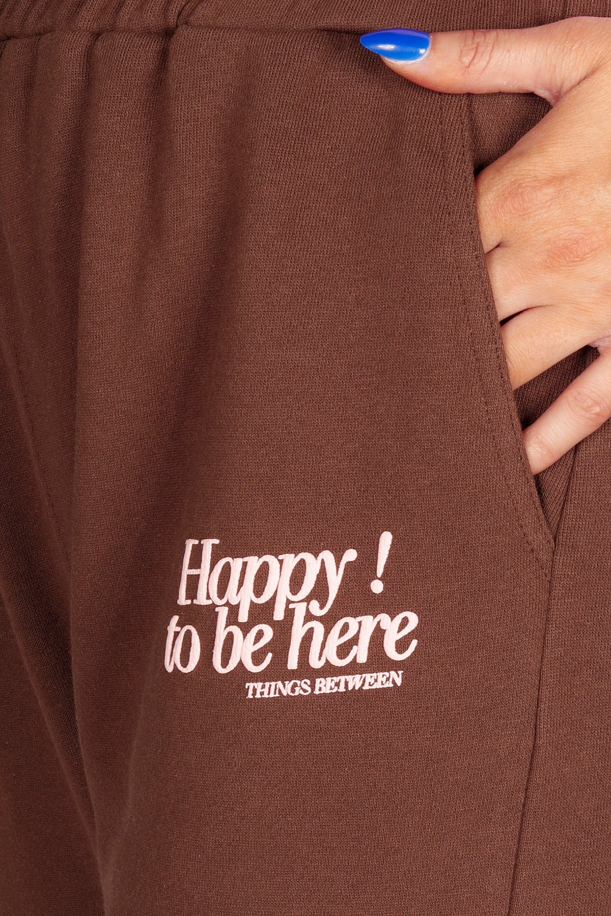 Happy To Be Here Fleece Joggers - FINAL SALE