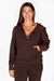 Josie Espresso Quarter Zip Hoodie