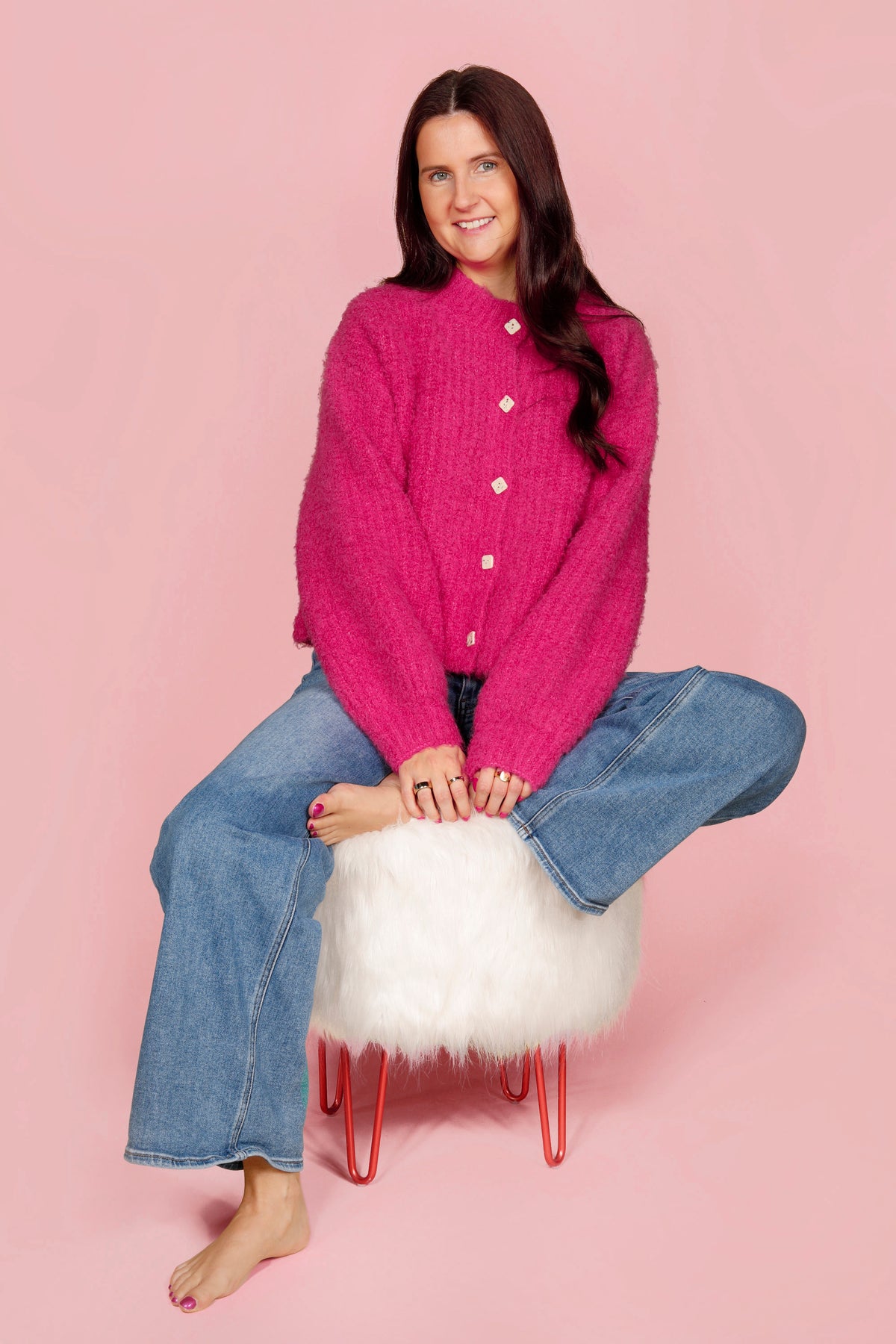 Gianna Fuchsia Sweater