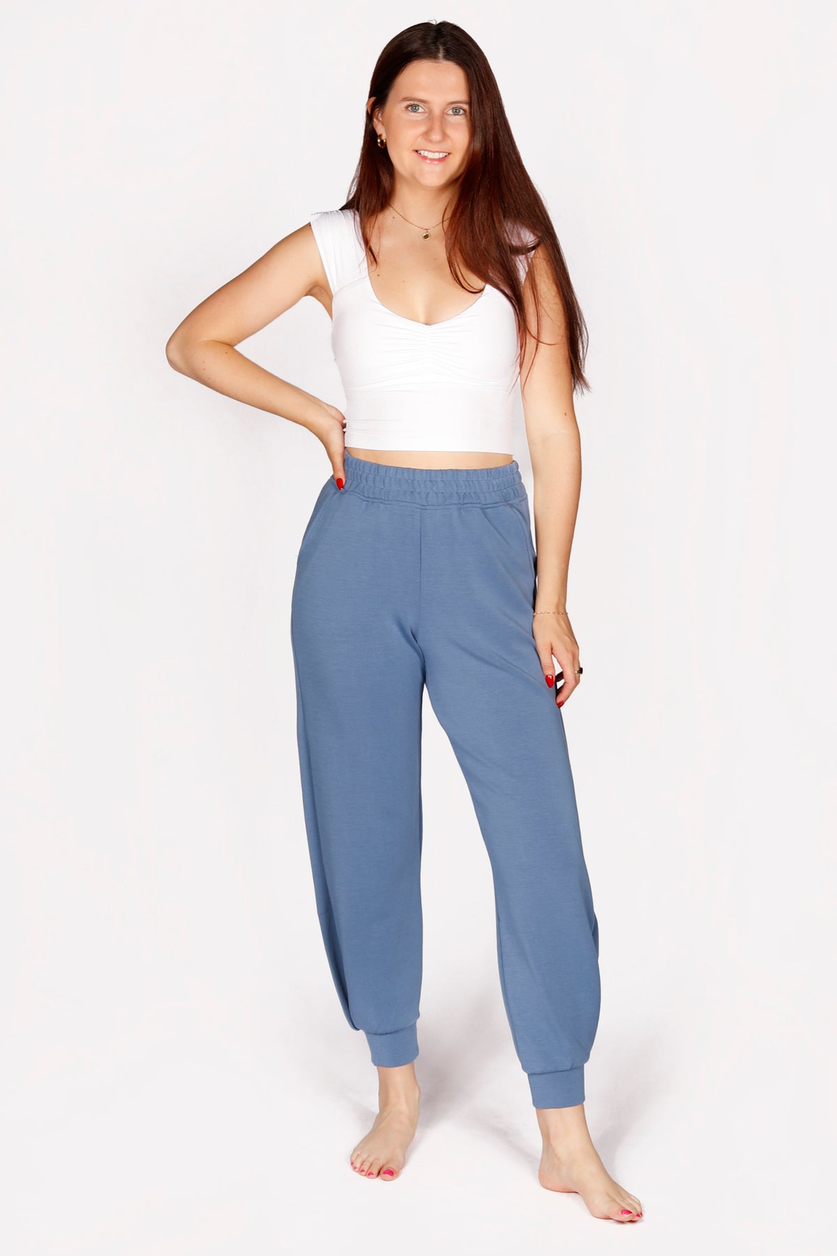 Eliza Blue Jogger Pant
