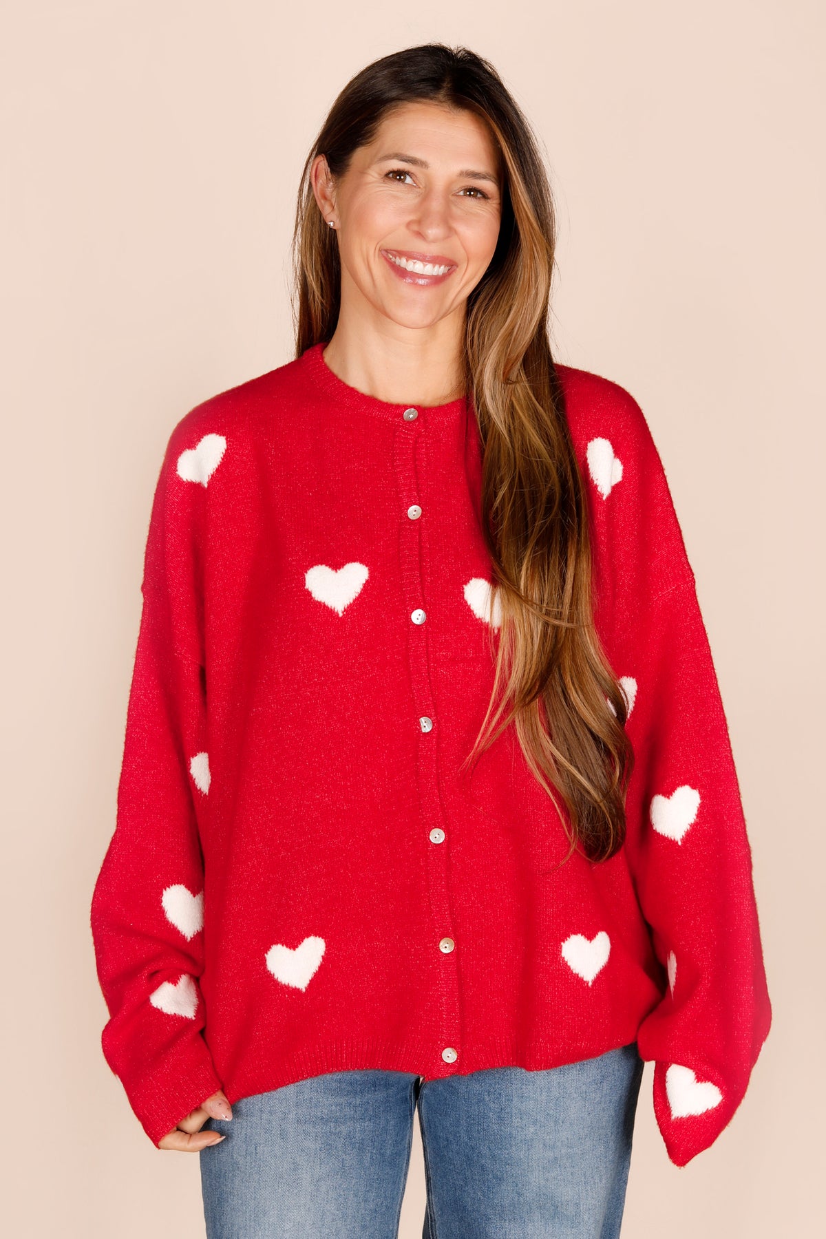 Red Valentine Cardigan