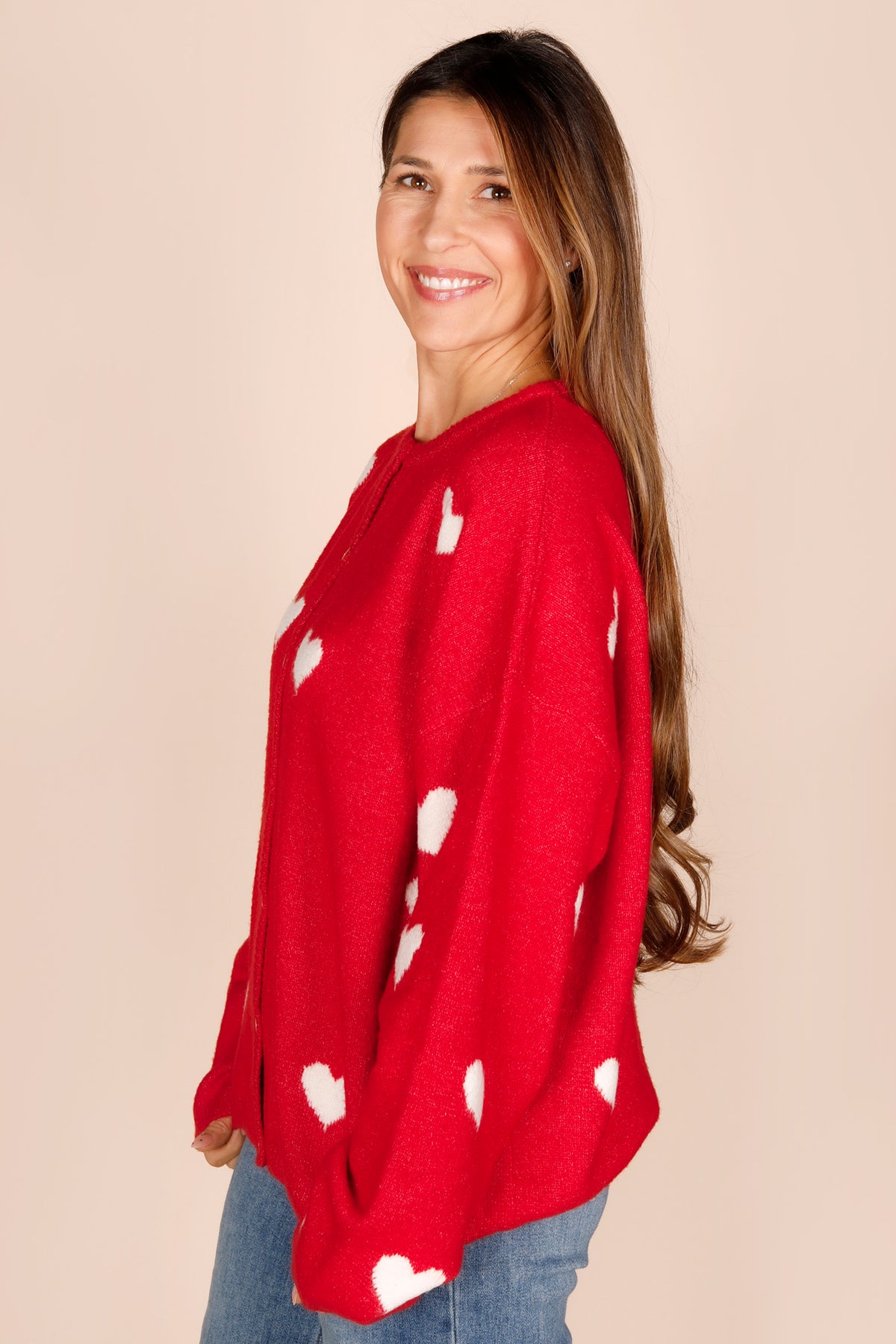 Red Valentine Cardigan
