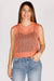 Peach Gold Knit Tank