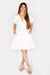 Layla White Jacquard Mini Dress - FINAL SALE