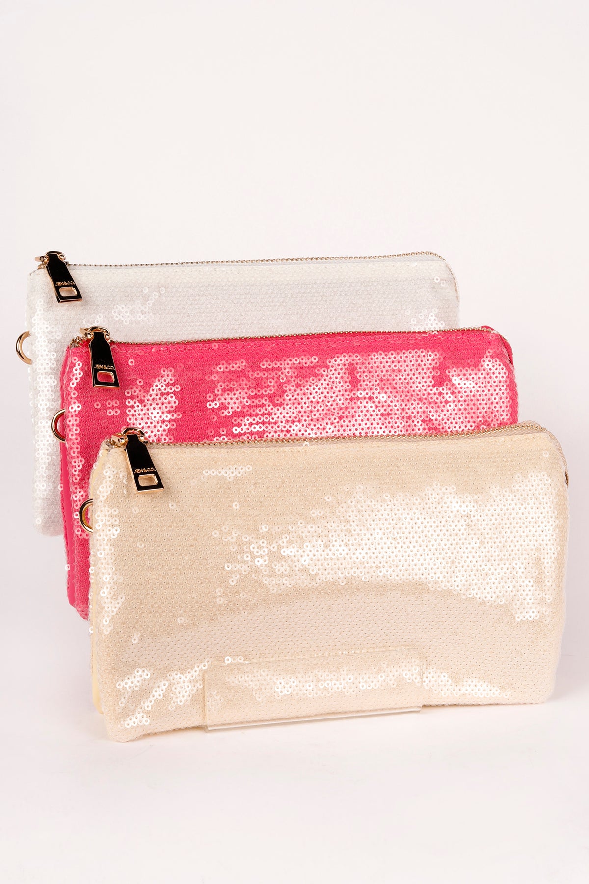 Lola Sequin Crossbody &amp; Wristlet