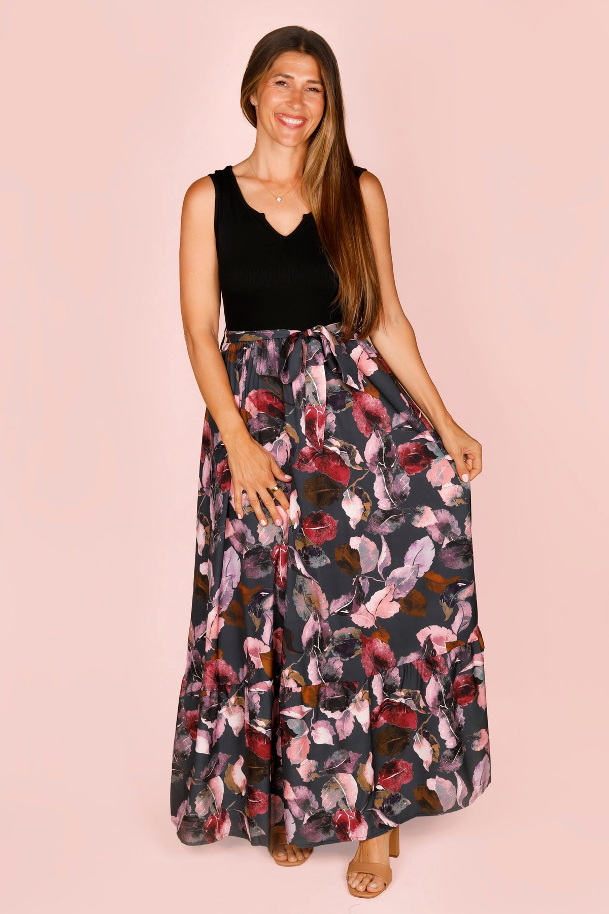 Anna Floral Tank Dress - FINAL SALE