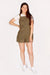 Zoey Leopard Denim Romper