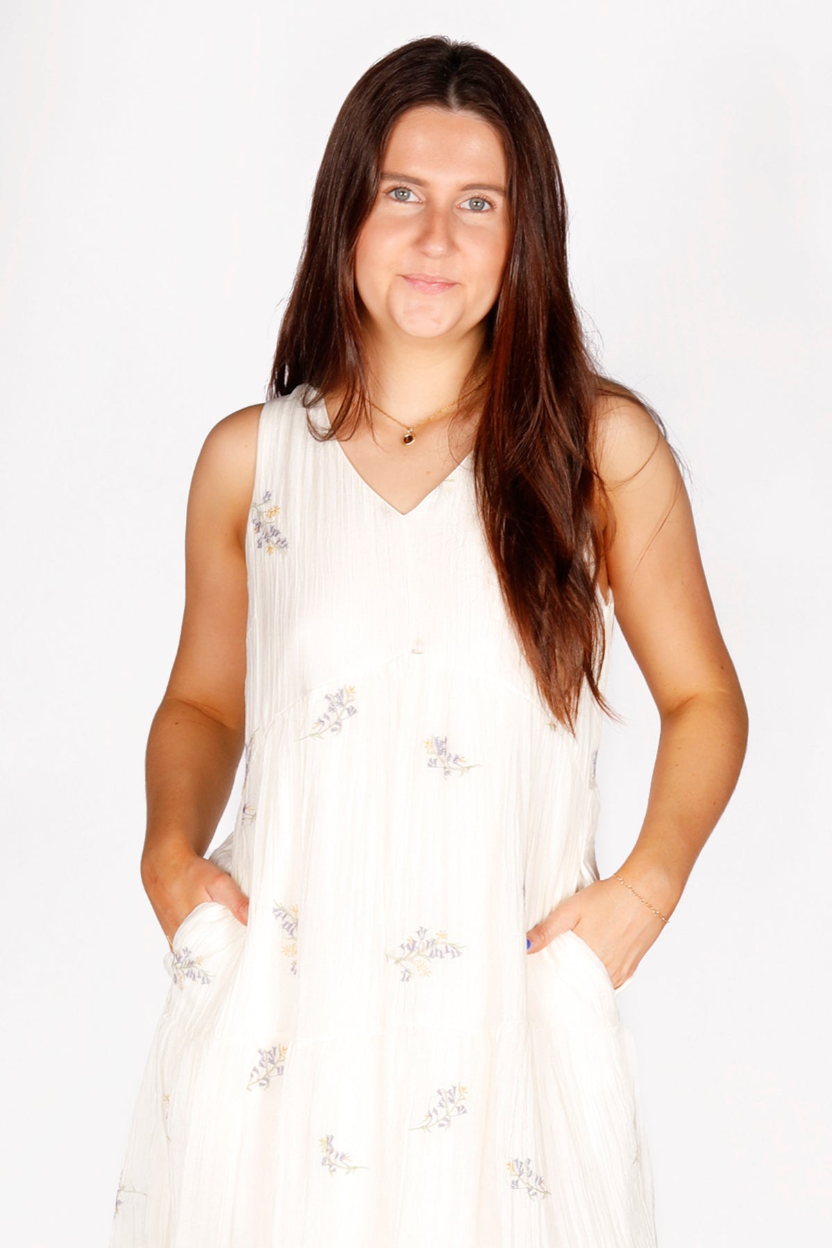 Lavender Breeze Midi Dress - FINAL SALE