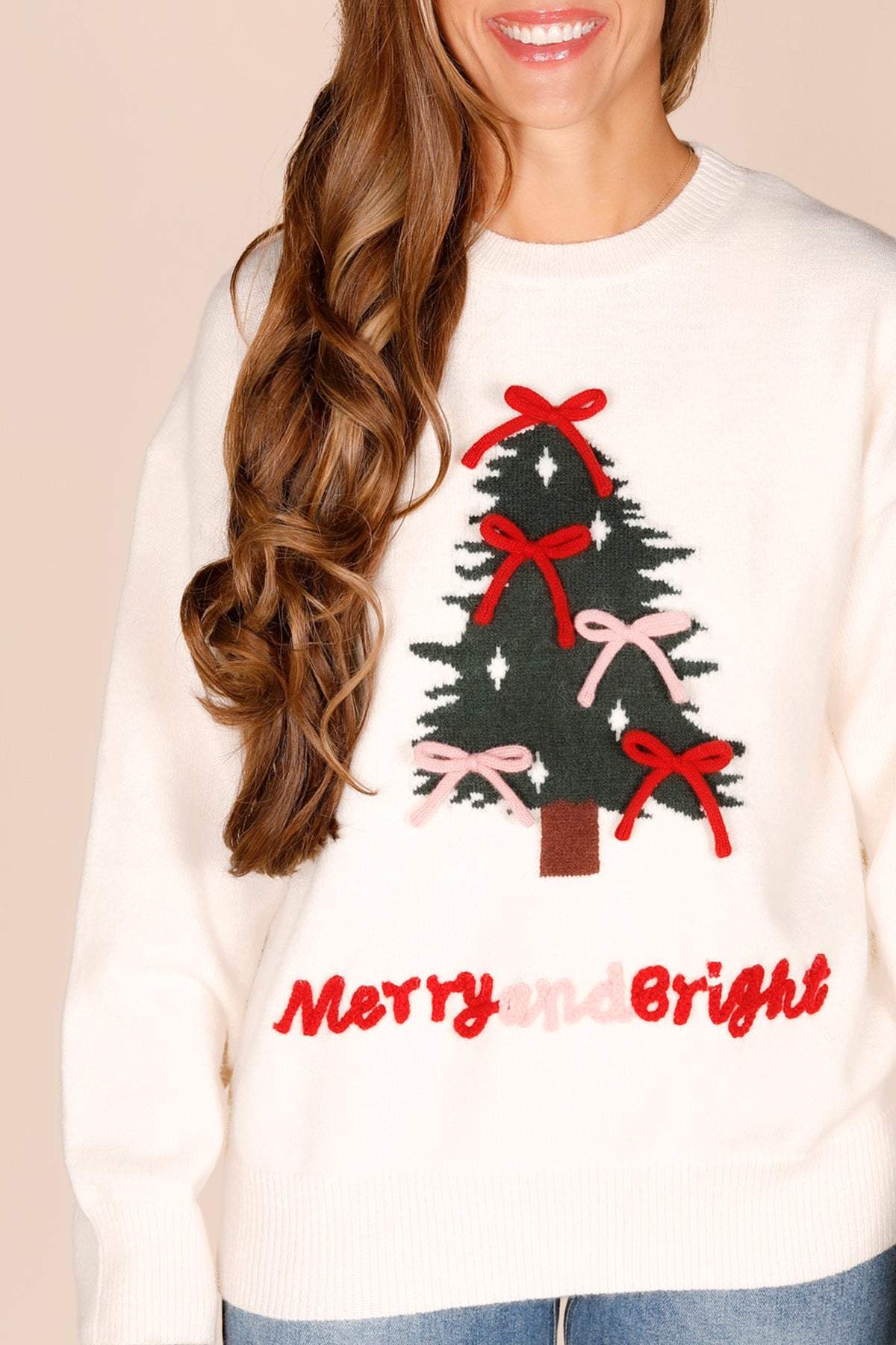 Merry Christmas Tree Sweater