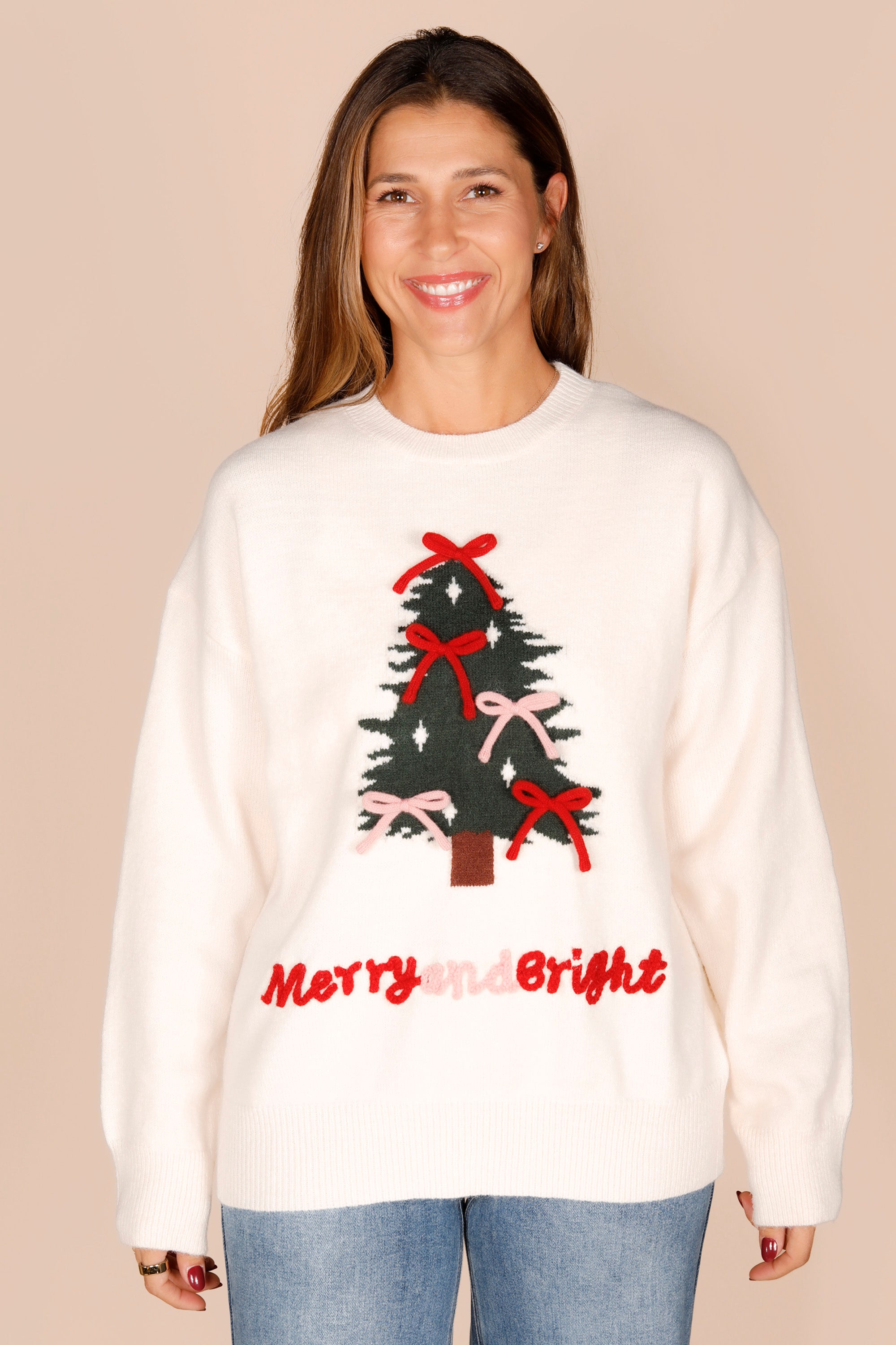 Merry Christmas Tree Sweater