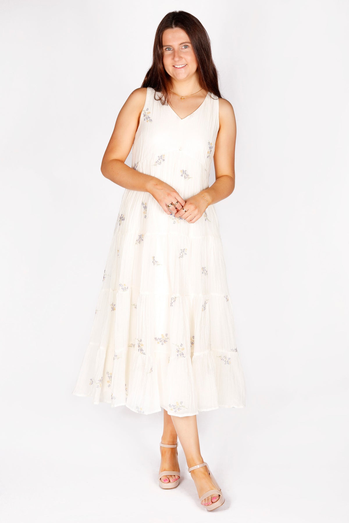 Lavender Breeze Midi Dress - FINAL SALE