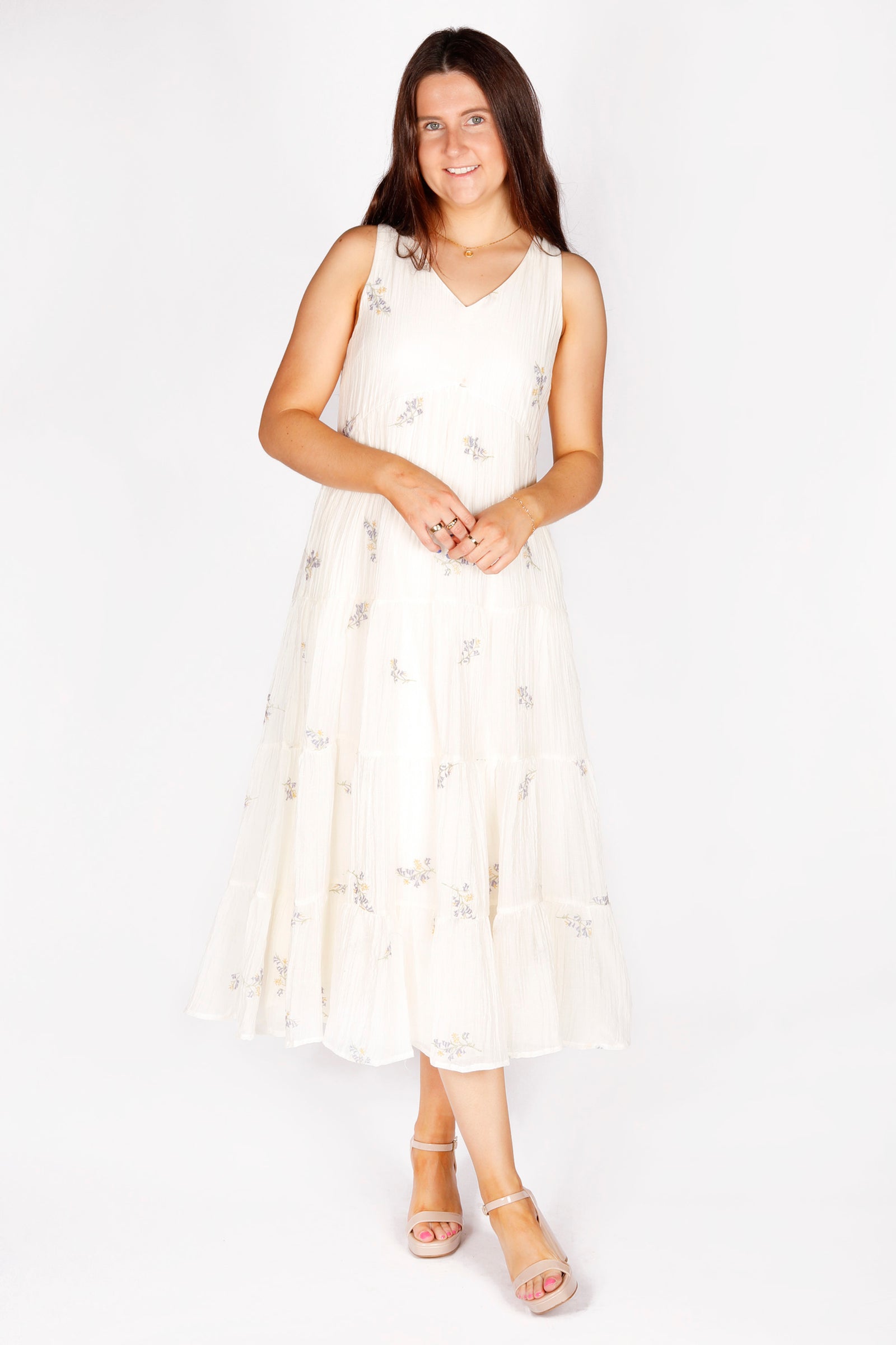 Lavender Breeze Midi Dress - FINAL SALE