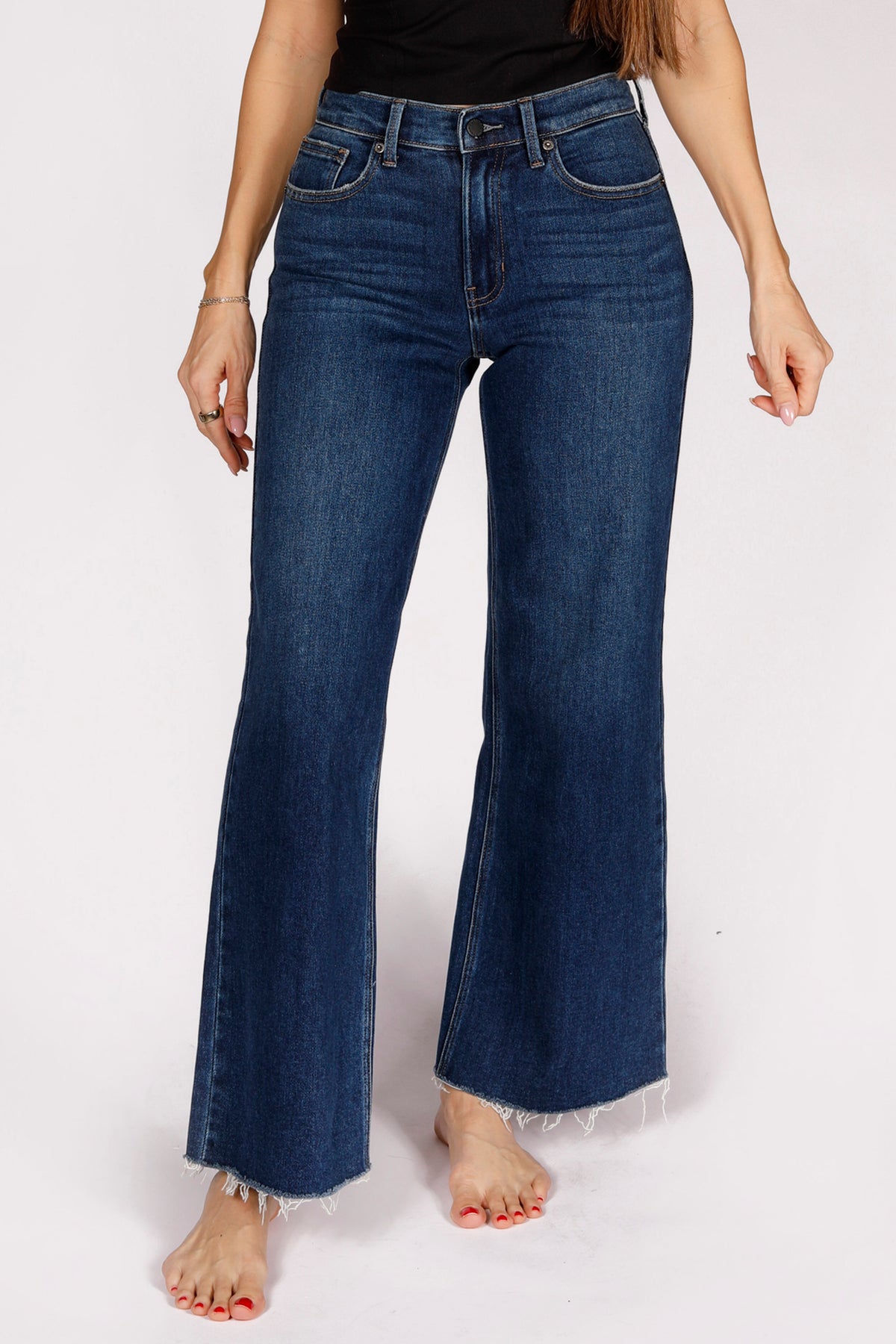 Bree Dark Wash Wide Leg Denim