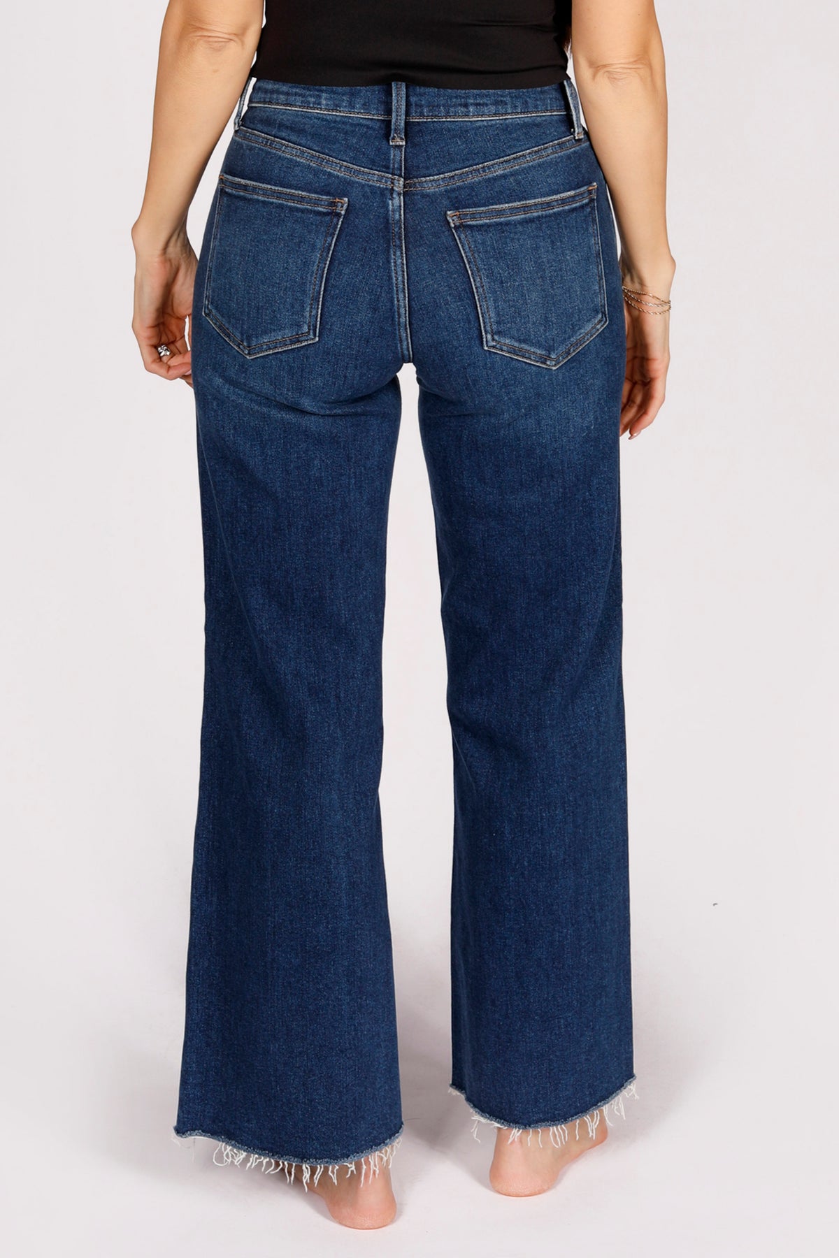 Bree Dark Wash Wide Leg Denim