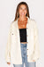 Nina Cream Waffle Knit Shacket
