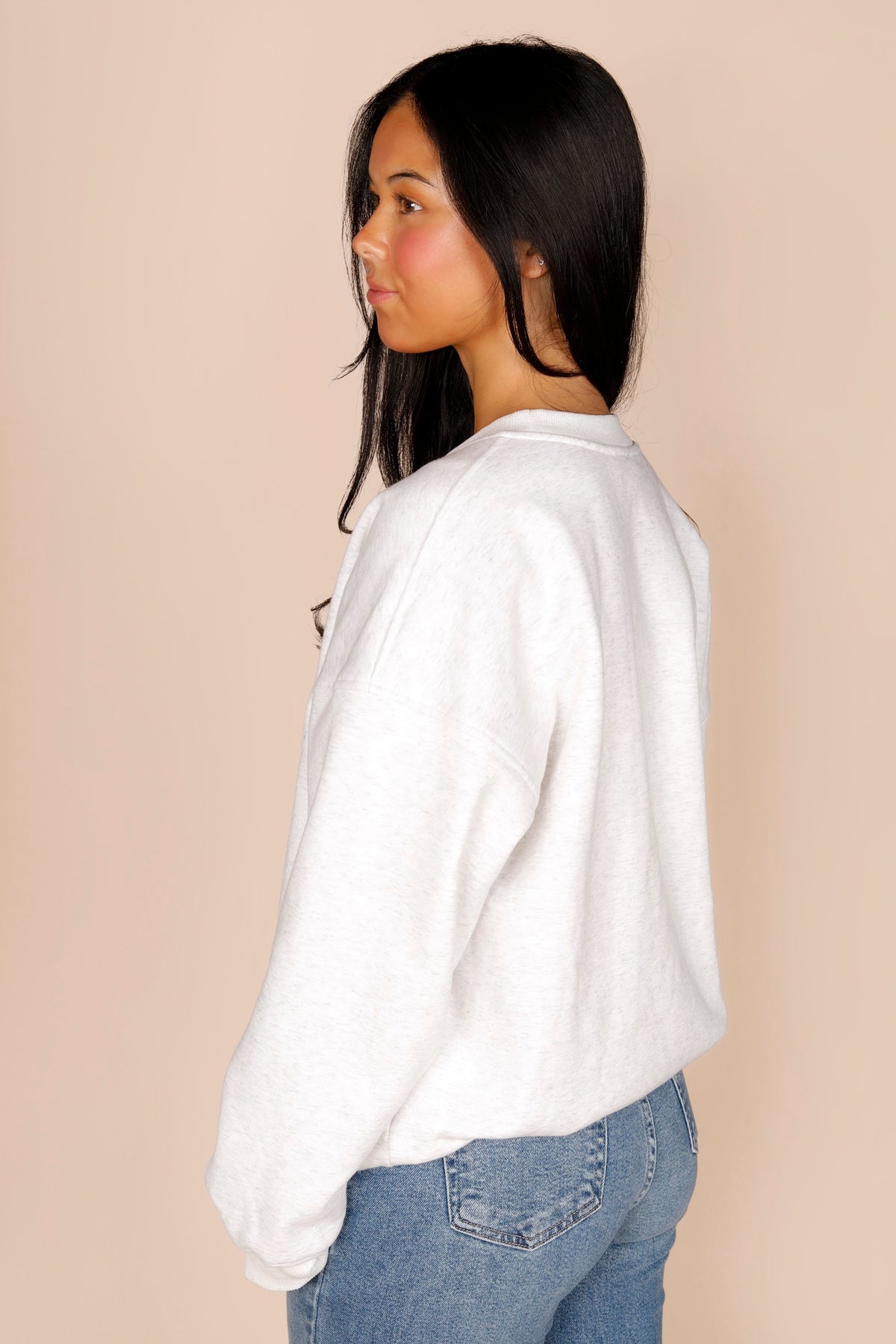 Let It Snow Embroidered Sweatshirt