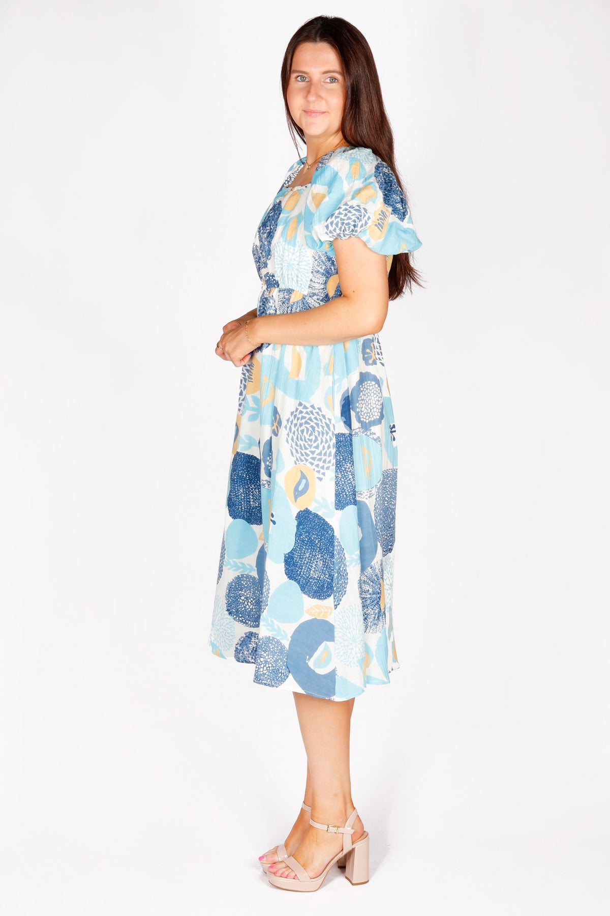 ellie floral midi dress Ellie Floral Midi Dress VICI
