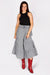 Black & White Gingham Maxi Skirt