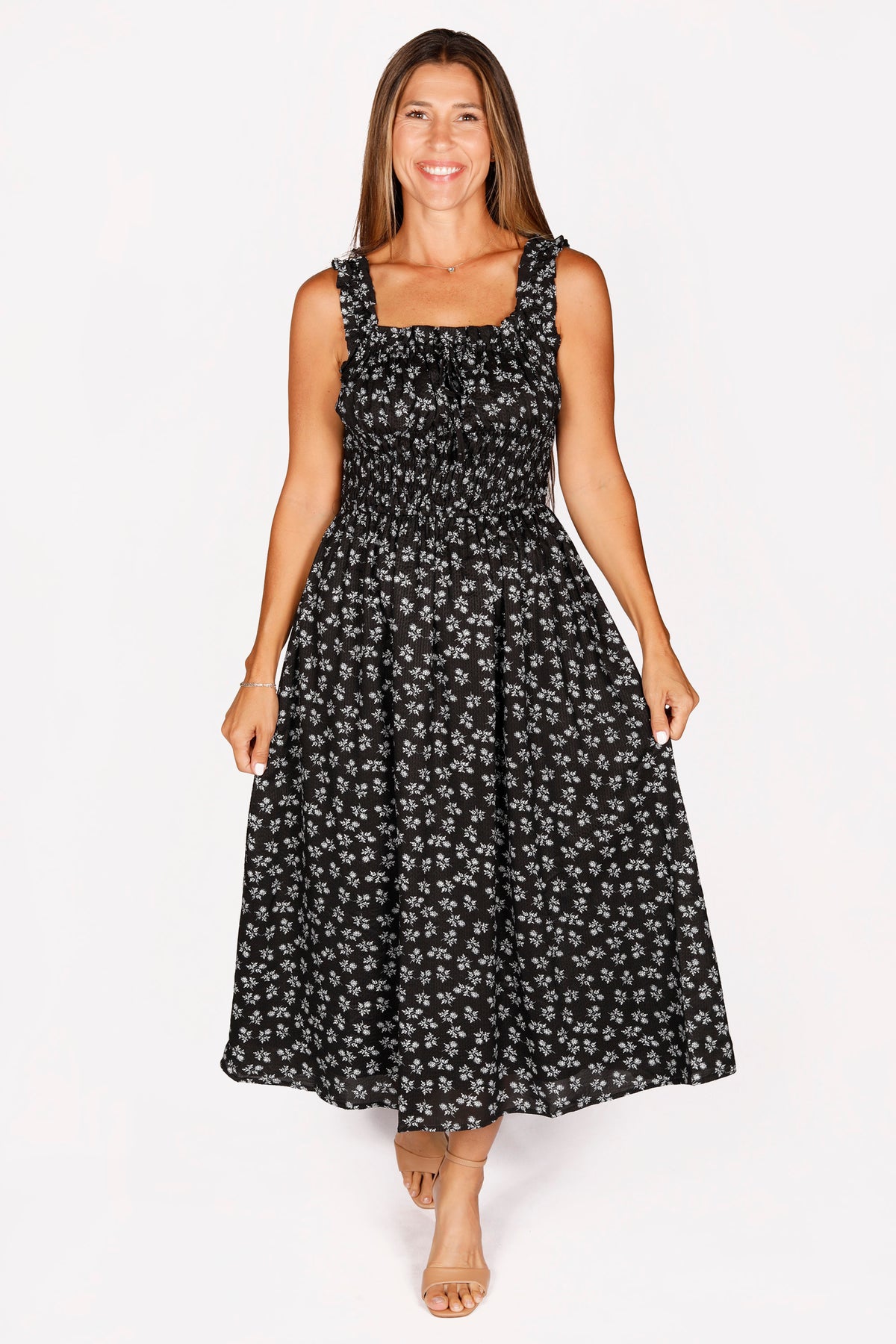 Tatum Floral Midi Dress