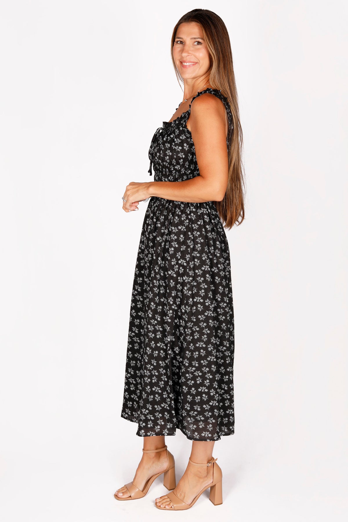 Tatum Floral Midi Dress