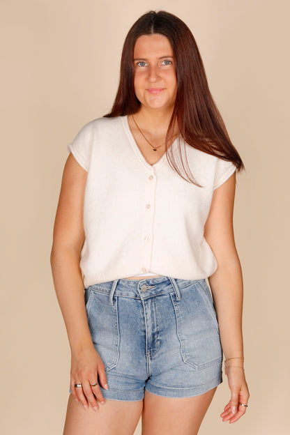 Pippa Cream Cardigan - FINAL SALE