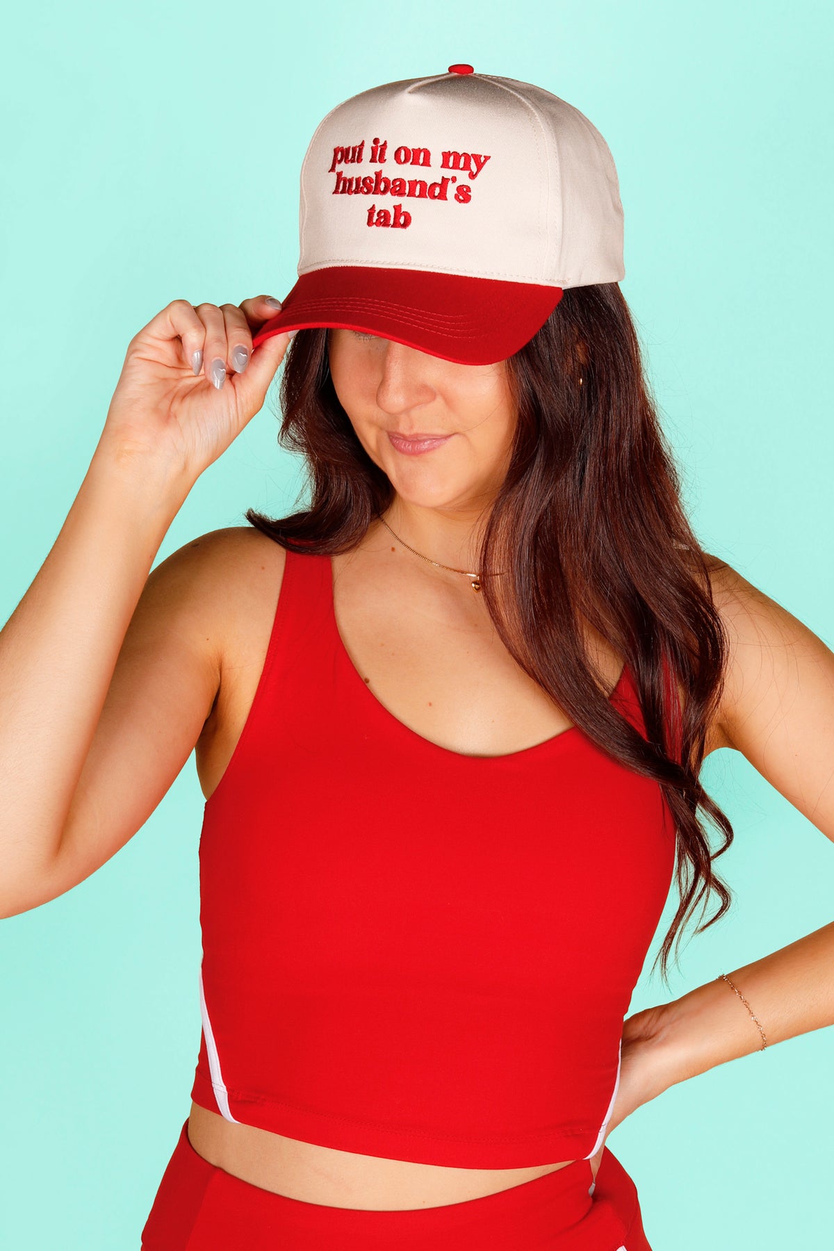 Put It On My Husband's Tab Red Hat