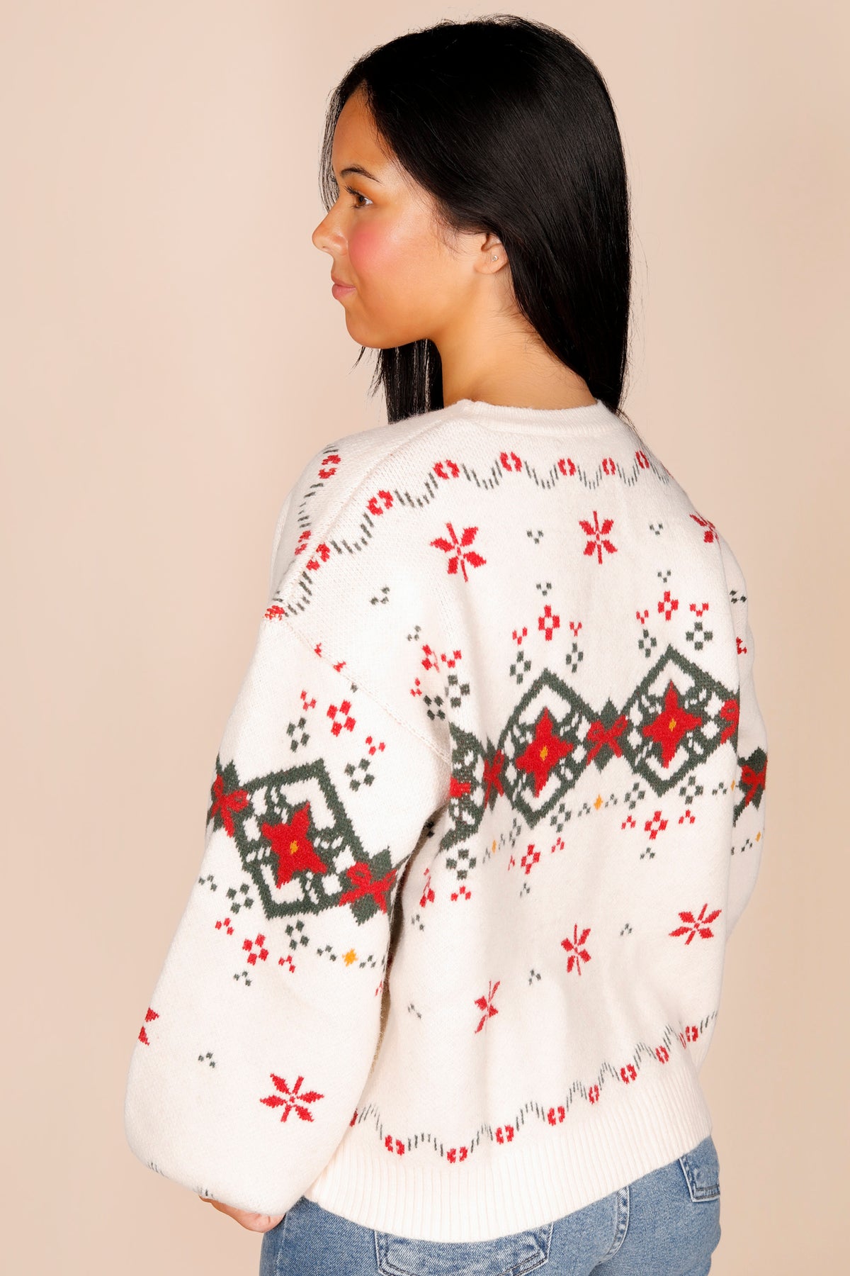 Holiday Embroidered Sweater