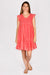 Rachel Red Floral Dress
